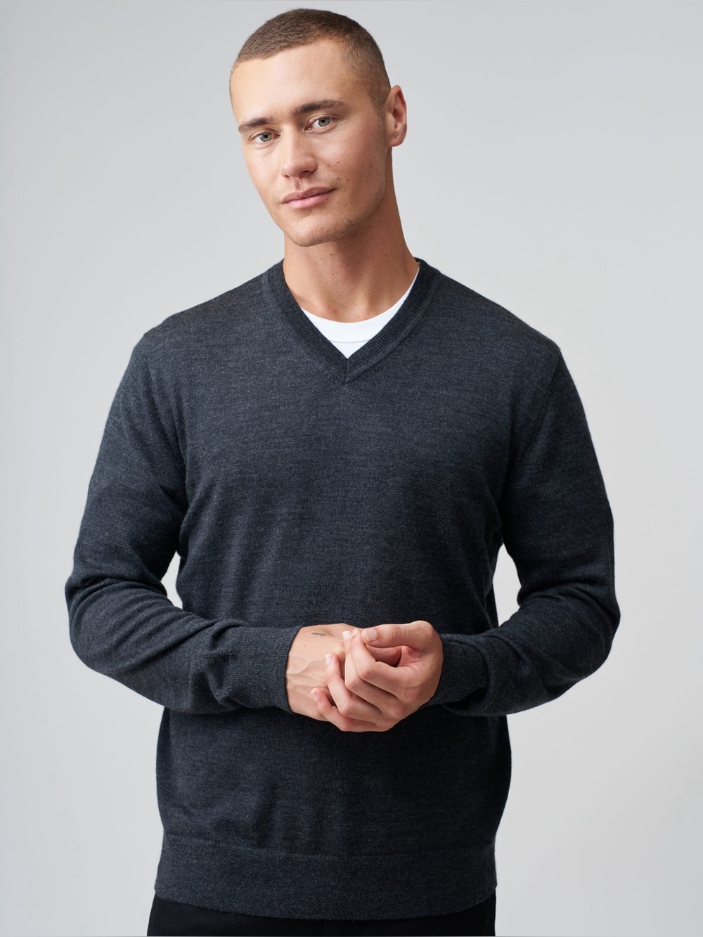 Icebreaker 100% Merino Wool V-Neck Sweater